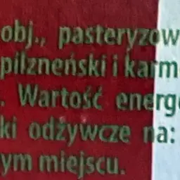 Jasne piwo Tyskie ma 5,2% alkoholu. Składniki: woda, słody jęczmienne, chmiel. Wartość energetyczna 43 kcal/100 ml.