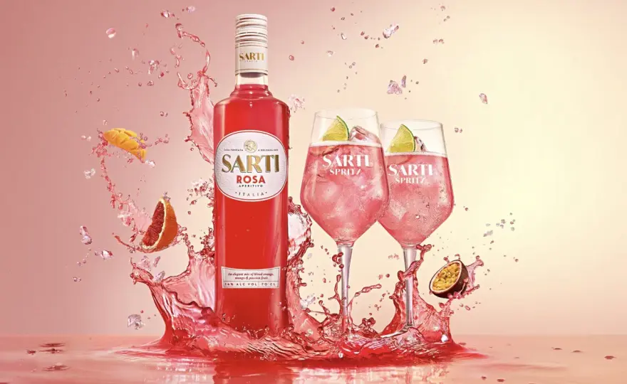 Sarti Spritz - różowy drink, mniej gorzki niż Aperol?
