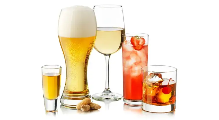 por&oacute;wnanie kalorii piwo wino w&oacute;dka napoje gazowane