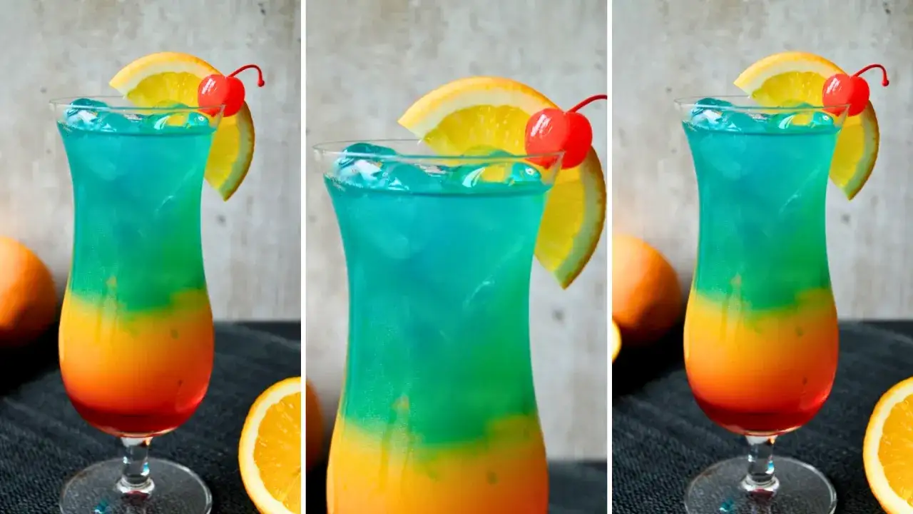 kolorowe drinki warstwowe dla dzieci